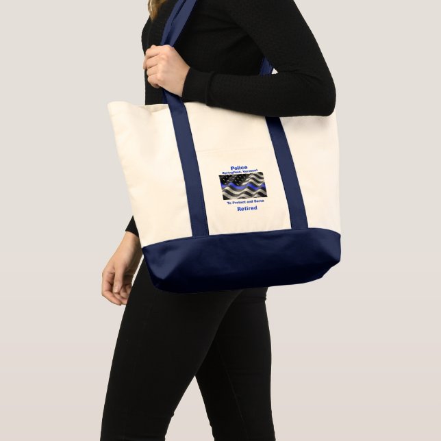 Springfield, Vermont. Police Tote Bag (Front (Product))