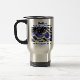Springfield, Vermont. Police Travel Mug