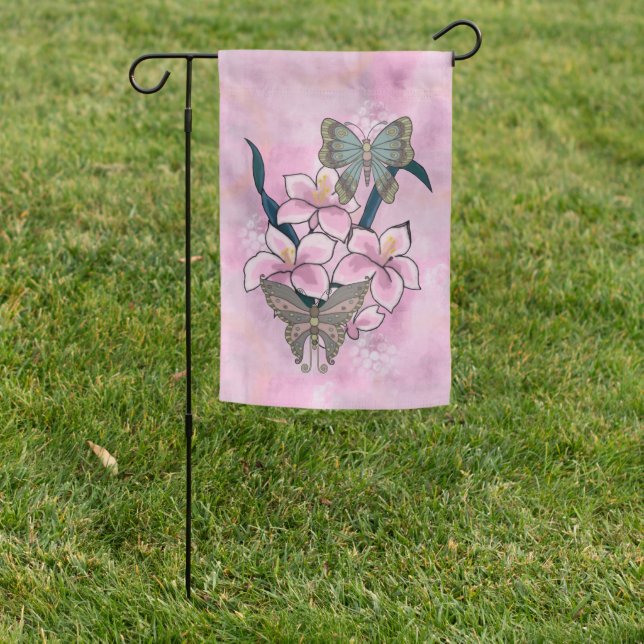 SpringingBoho Garden Flag (In SItu)