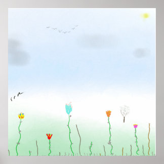 Spring's a-comin' poster