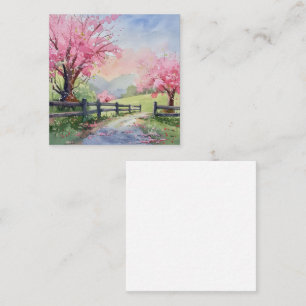 Spring's Blossom Canopy Note Card