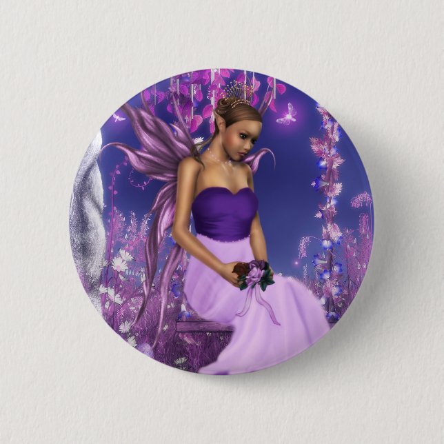 Spring's Fairy Bride Button (Front)