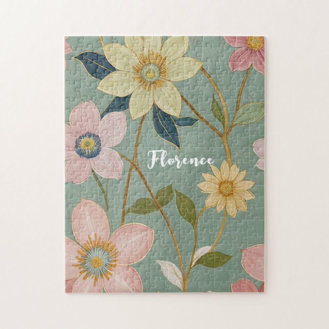 Spring's Gentle Awakening Personalized Jigsaw Puzzle (Vertical)
