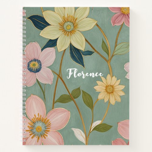 Springs Gentle Awakening Personalized Notebook