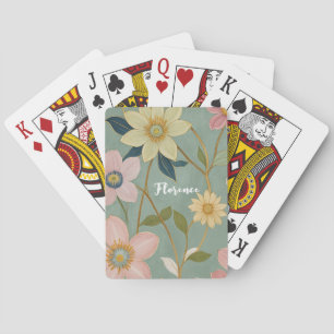 Spring's Gentle Awakening Personalized Poker Cards