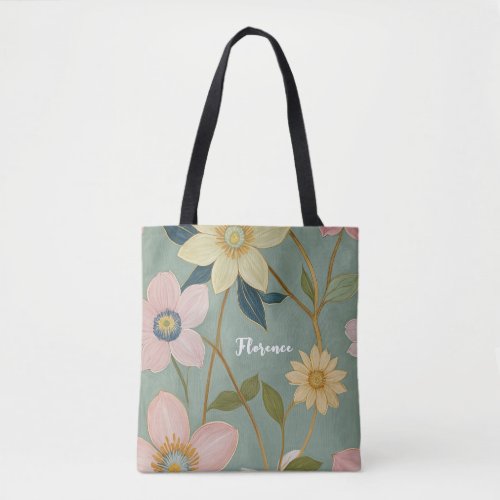 Springs Gentle Awakening Personalized Tote Bag