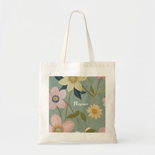 Springs Gentle Awakening Personalized Tote Bag