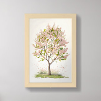 Spring's Gentle Whisper Framed Art