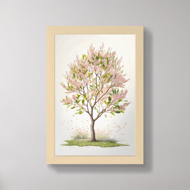 Spring's Gentle Whisper Framed Art (Framed Front)