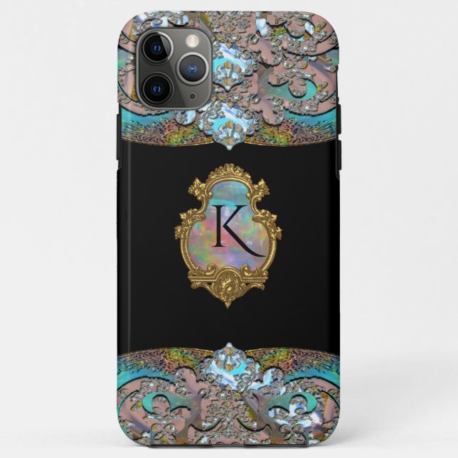 Springsalla Unique Elegant  Cool Monogram Case-Mate iPhone Case (Back)