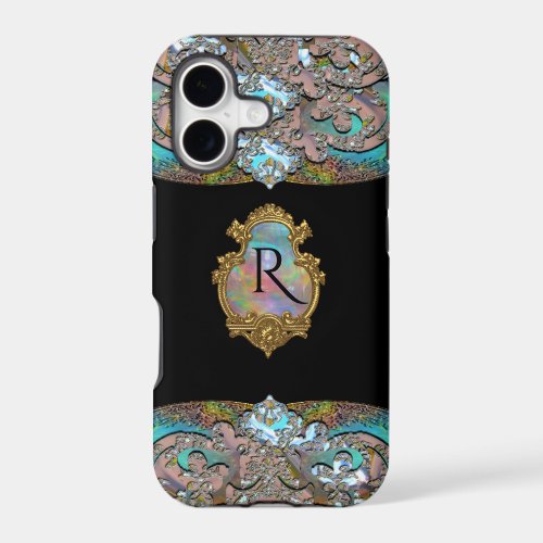 Springsalla Unique Elegant  Cool Monogram iPhone 17 Case