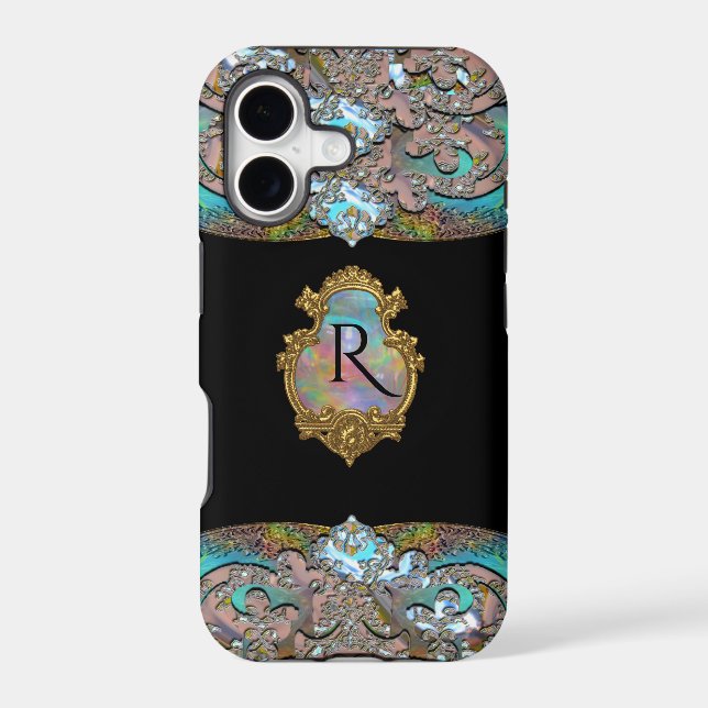 Springsalla Unique Elegant  Cool Monogram Case-Mate iPhone Case (Back)