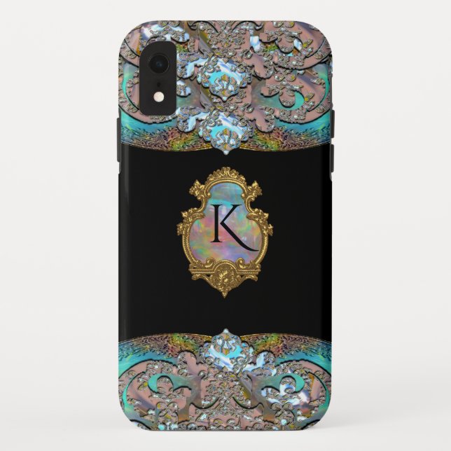 Springsalla Unique Elegant  Cool Monogram VI Case-Mate iPhone Case (Back)