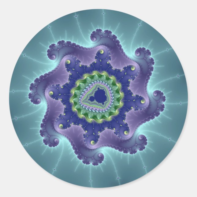 Springshine Glory Classic Round Sticker (Front)