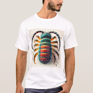Springtail insect 120924IREF251 - Watercolor T-Shirt