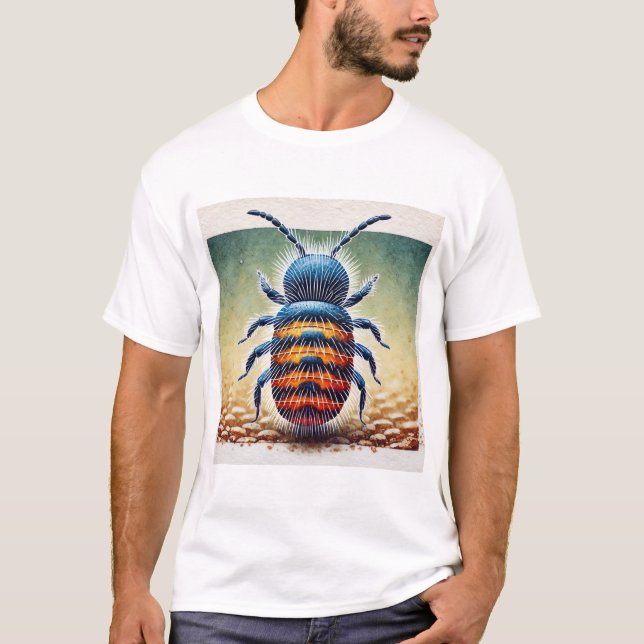 Springtail Insect 200724IREF202 - Watercolor T-Shirt (Front)