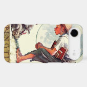 Springtime, 1935 boy with bunny Case-Mate iPhone case (Back (Horizontal))