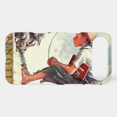 Springtime, 1935 boy with bunny Case-Mate iPhone case (Back (Horizontal))