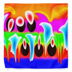 Springtime art fashion bandana