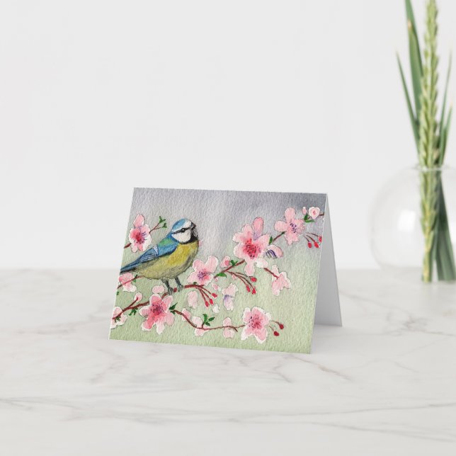 “Springtime” Blank Note Card (Front)