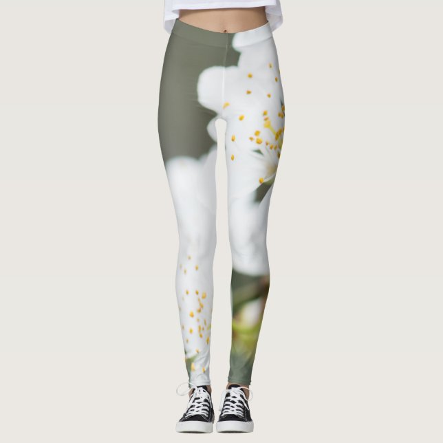 Springtime blooming leggings (Front)