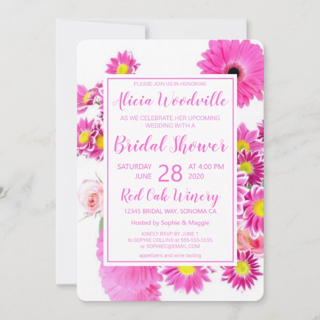 Springtime Bridal Shower Invitation (Front)