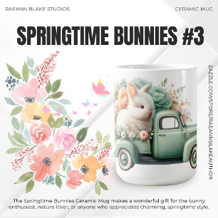 Springtime Bunnies #3 Ceramic Mug