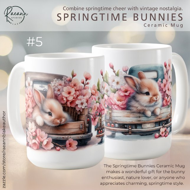 Springtime Bunnies #5 Ceramic Mug (Creator Uploaded)