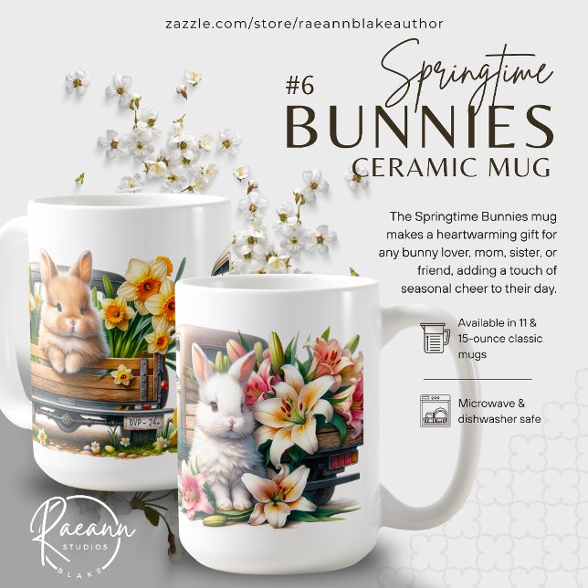 Springtime Bunnies #6 Ceramic Mug (Creator Uploaded)