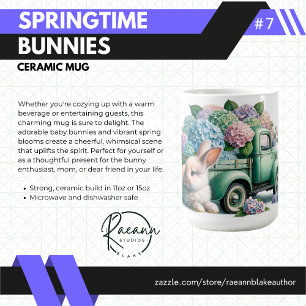 Springtime Bunnies #7 Ceramic Mug