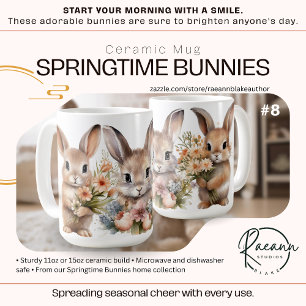 Springtime Bunnies #8 Ceramic Mug