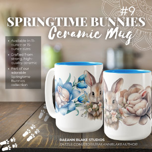 Springtime Bunnies #9 Ceramic Mug