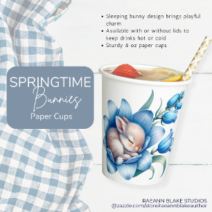 Springtime Bunnies Paper cup