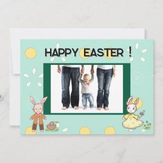 Springtime Bunny Joy Card