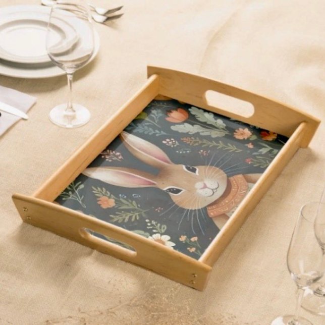 Springtime Bunny Magic Serving Tray  (Creator Uploaded)