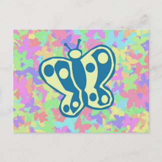 Springtime Butterflies Postcard