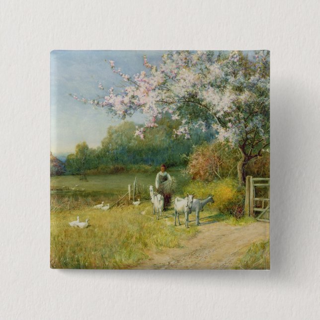 Springtime Button (Front)