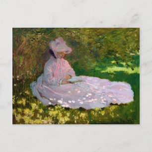 Springtime by Claude Monet (1872) Postcard