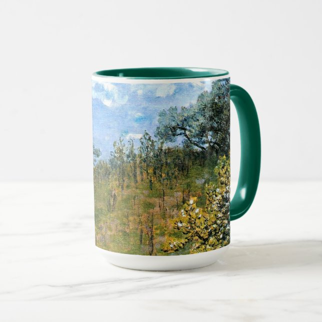 Springtime by Claude Monet Mug (Front Right)