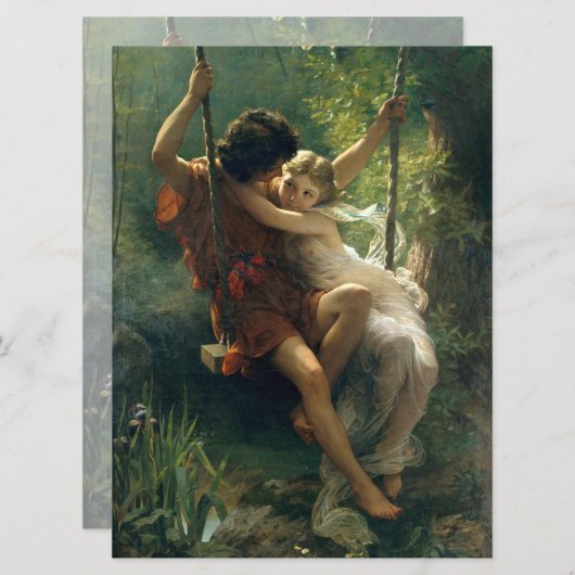 Springtime by Pierre Auguste Cot (Front/Back)