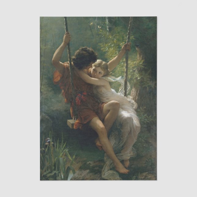 Springtime by Pierre-Auguste Cot Tissue Paper (Front)