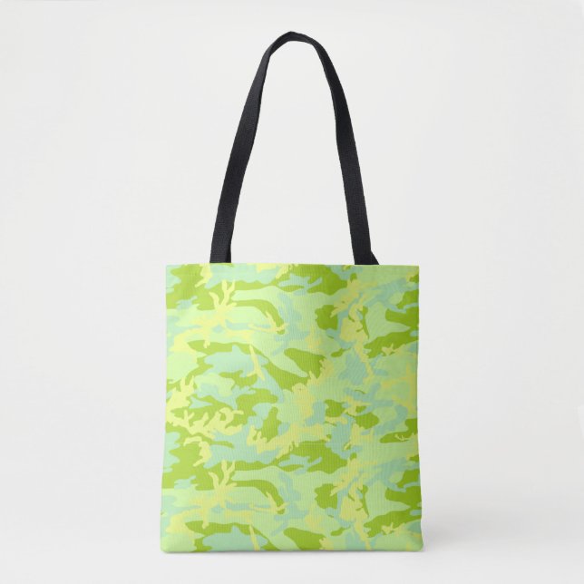 SpringTime Camo Pattern Tote Bag (Front)