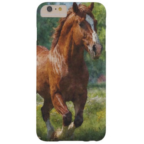 Springtime Canter _ Horse_lovers Art Barely There iPhone 6 Plus Case