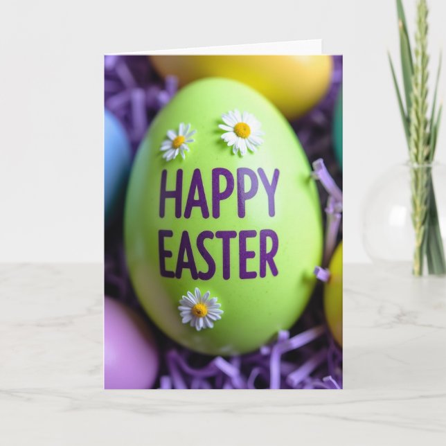 Springtime Cheer Ovate Form Card (Front)