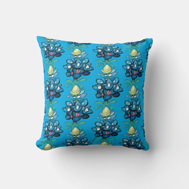 Springtime Colors Throw Pillow (Front)
