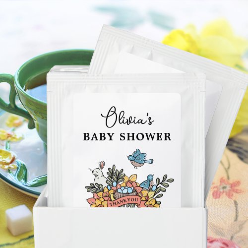 Springtime Easter Baby Shower Tea Bag Drink Mix