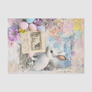 Springtime Easter: Bunny, Blooms, and Painted Eggs Tissue Paper