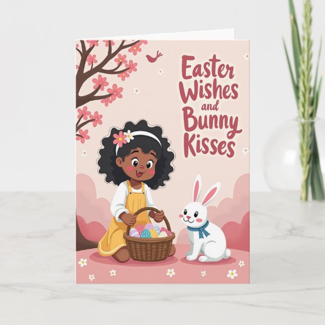 Springtime Egg Hunt Friend Card (Front)