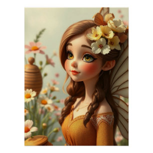 Springtime Fairy Art Poster