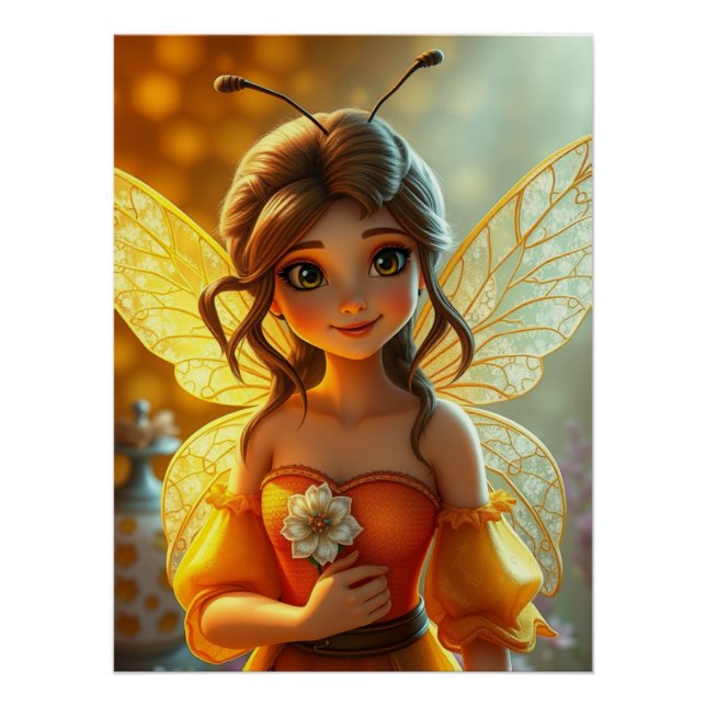 Springtime Fairy Art  Poster (Front)